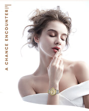 Load image into Gallery viewer, MISSFOX Butterfly Women Watches Luxury Brand Big Diamond 18K Gold Watch Waterproof Special Bracelet Expensive Ladies Wrist Watch
