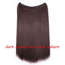 Load image into Gallery viewer, S-noilite 20inch Invisible Wire No Clip One Piece Halo Hair Extension flip in false hair Hairpieces Synthetic hair for women

