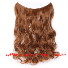 Load image into Gallery viewer, S-noilite 20inch Invisible Wire No Clip One Piece Halo Hair Extension flip in false hair Hairpieces Synthetic hair for women
