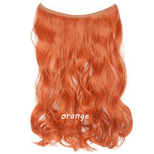 Load image into Gallery viewer, S-noilite 20inch Invisible Wire No Clip One Piece Halo Hair Extension flip in false hair Hairpieces Synthetic hair for women
