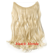 Load image into Gallery viewer, S-noilite 20inch Invisible Wire No Clip One Piece Halo Hair Extension flip in false hair Hairpieces Synthetic hair for women
