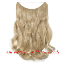 Load image into Gallery viewer, S-noilite 20inch Invisible Wire No Clip One Piece Halo Hair Extension flip in false hair Hairpieces Synthetic hair for women
