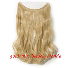 Load image into Gallery viewer, S-noilite 20inch Invisible Wire No Clip One Piece Halo Hair Extension flip in false hair Hairpieces Synthetic hair for women
