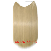 Load image into Gallery viewer, S-noilite 20inch Invisible Wire No Clip One Piece Halo Hair Extension flip in false hair Hairpieces Synthetic hair for women
