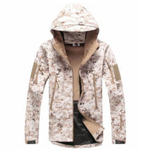 Load image into Gallery viewer, TACVASEN Army Camouflage Airsoft Jacket Men Military Tactical Jacket Winter Waterproof Softshell Jacket Windbreaker Hunt Clothes
